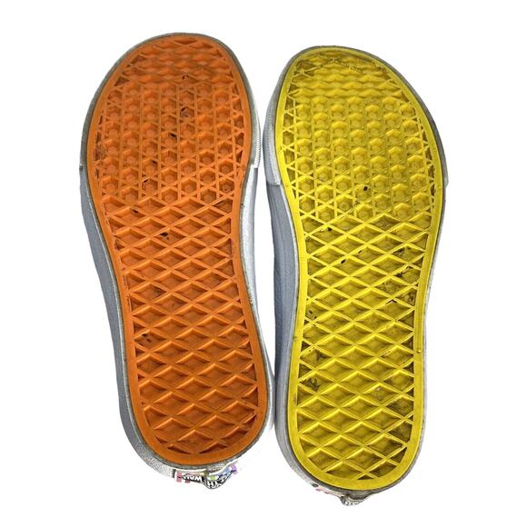 VANS x FLOUR SHOP Old Skool Rainbow White Sneakers M 3.5 / W 5.0 Leather - Picture 10 of 11